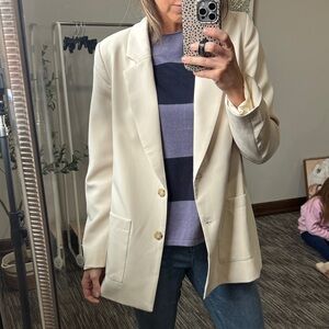 Classic Women's Cream Blazer